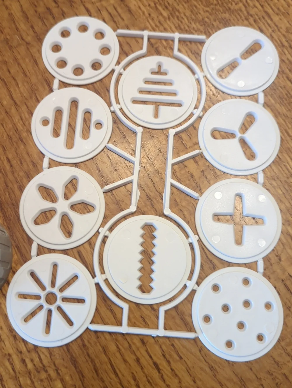 Wilton Cookie Press Gray and White for Spritz Cookies with 10 Discs - Unused